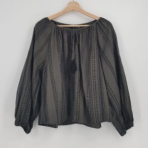 Zara | embroidered top